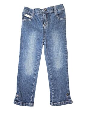 Calvin Klein Baby Toddler Straight Leg Distressed Blue Jeans Size 24 Months